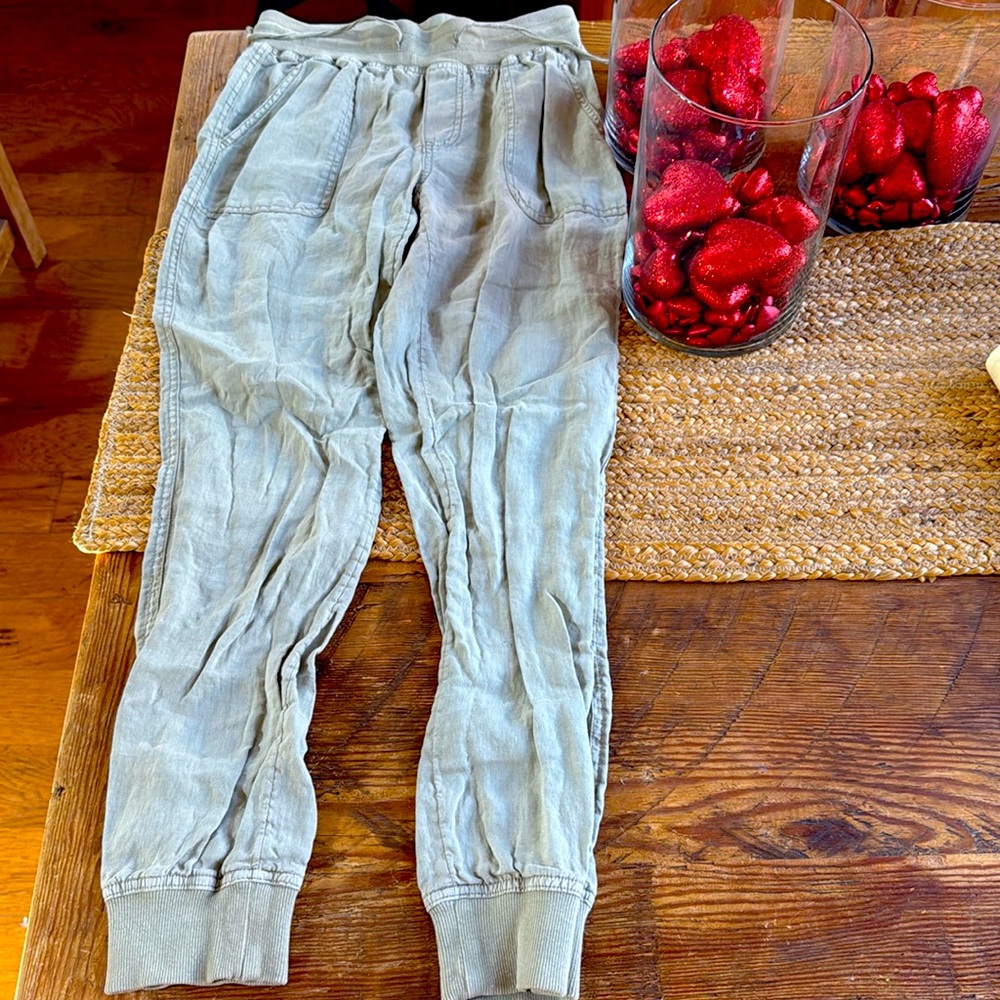 C&C California 100% Linen jogger pant